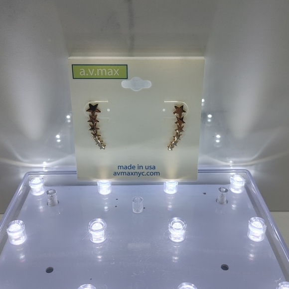 A.V. Max Falling Star Climber Earrings - Picture 3 of 4